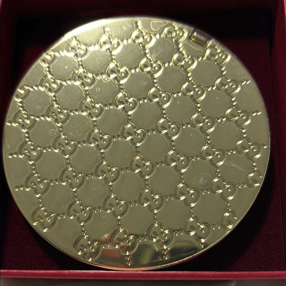 Gucci Gold Compact Mirror